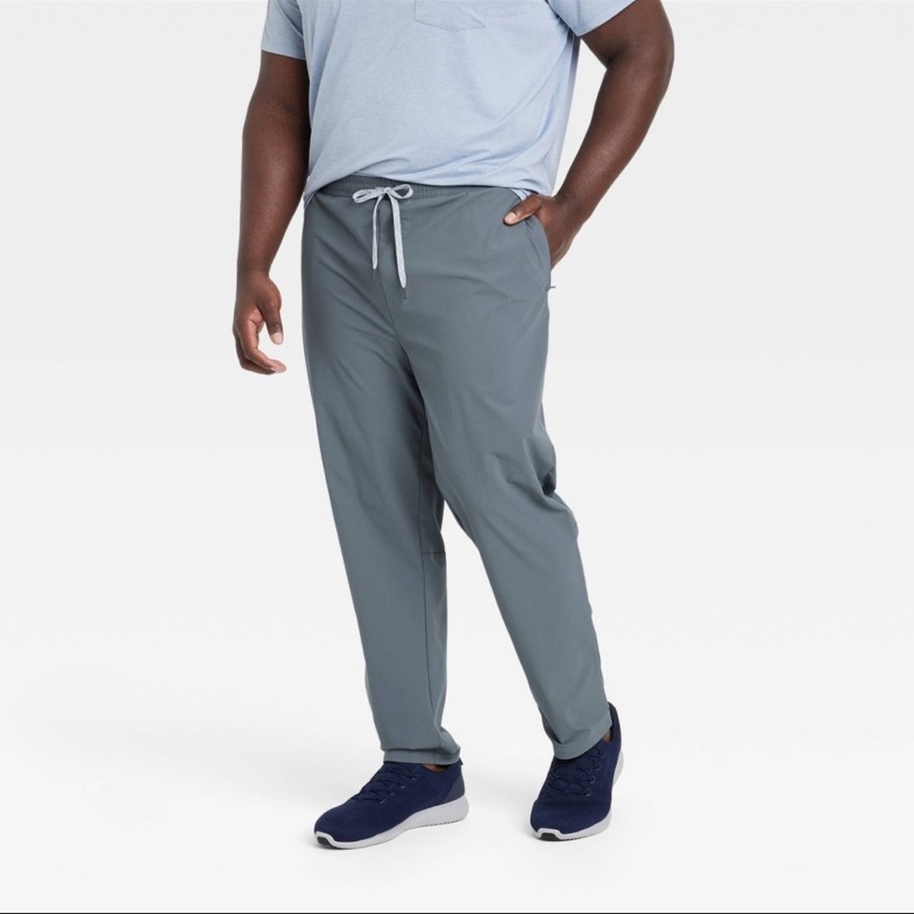 Men's 360 Lifestyle Drawstring Pants - All In Motion Gray XL Moisture Wicking
